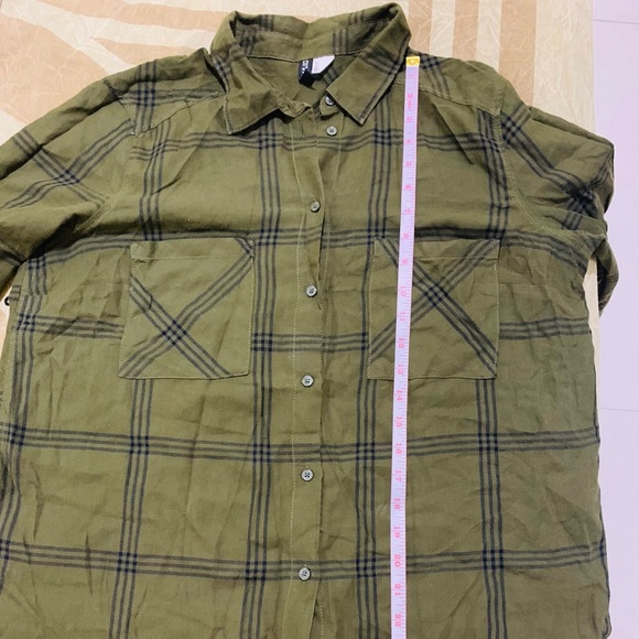 H&M Green check Shirt - Picture 4 of 5